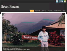 Tablet Screenshot of brianpinzon.com